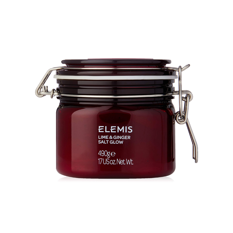 Elemis Exotic Lime & Ginger Salt Glow 490g - Smoothing Body Exfoliator for Dry Skin