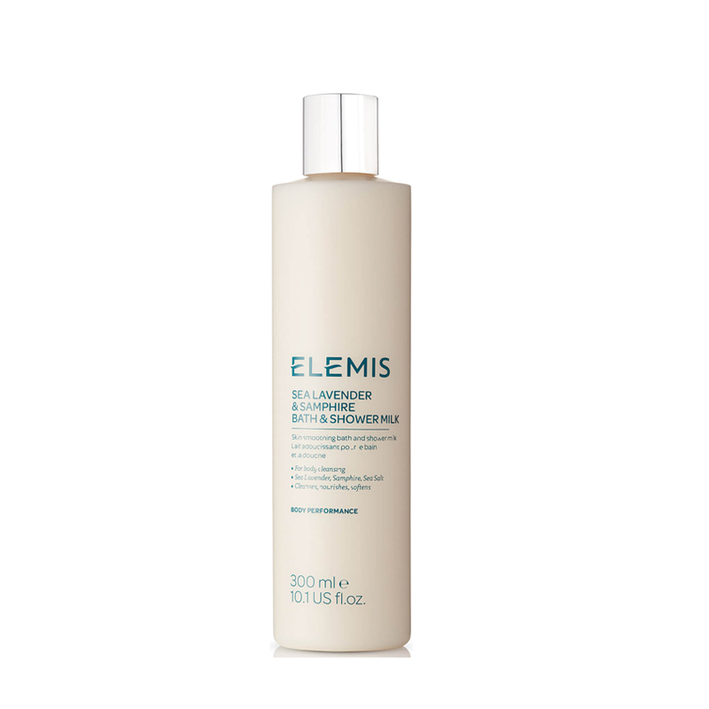 Elemis Sea Lavender & Samphire Skin Smoothing Bath & Shower Milk 300ml - Cleansing Milk