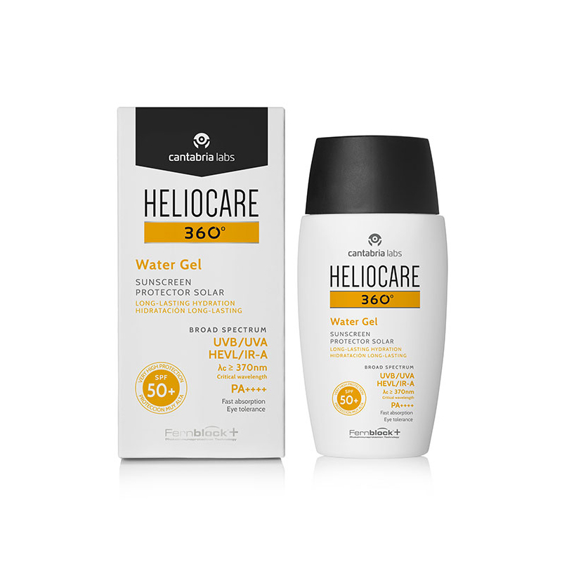 HELIOCARE 360° Water Gel SPF 50+ 50ml - Ultra Light Sunscreen with Full Spectrum Protection